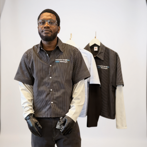 MCCANN CONCEPT LONG-SLEEVED T-SHIRT24 MCCANN CONCEPT Layered Pinstripe Shirt