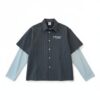 MCCANN CONCEPT LONG-SLEEVED T-SHIRT6 MCCANN CONCEPT Layered Pinstripe Shirt