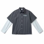 MCCANN CONCEPT Layered Pinstripe Shirt
