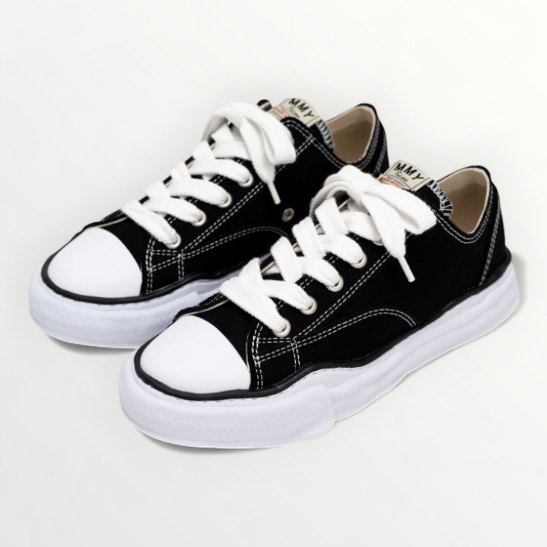 Maison Mihara Yasuhiro Peterson OG Sole Canvas Low Black