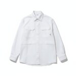Premium White Long-Sleeve Utility Shirt