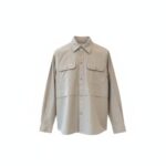 Khaki Long-Sleeve Utility Shirt – Lagos Everyday Style