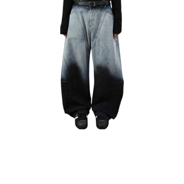 Faded Gradient Baggy Jeans