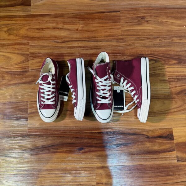 CONVERSE Chuck 70 High & Low-Top Sneaker Collection in Dark Burgundy
