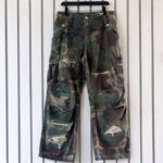 RIPPED CAMOUFLAGE JEANS