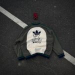 Adidas x Brain Dead Originals Colour-Block Logo Sweatshirt | Green