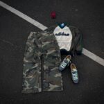 Adidas x Brain Dead Originals Colour-Block Logo Sweatshirt | Green