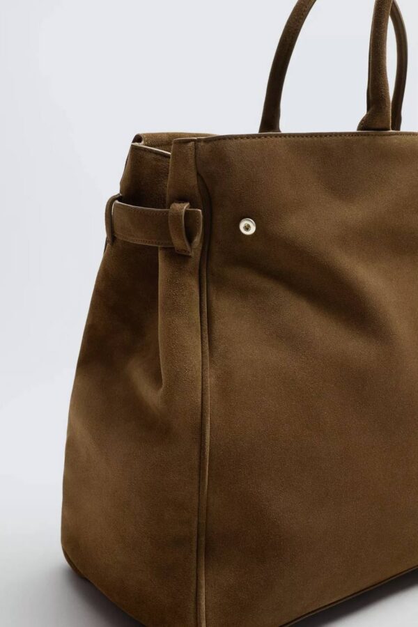 SHOP ZARA LEATHER HANDBAG