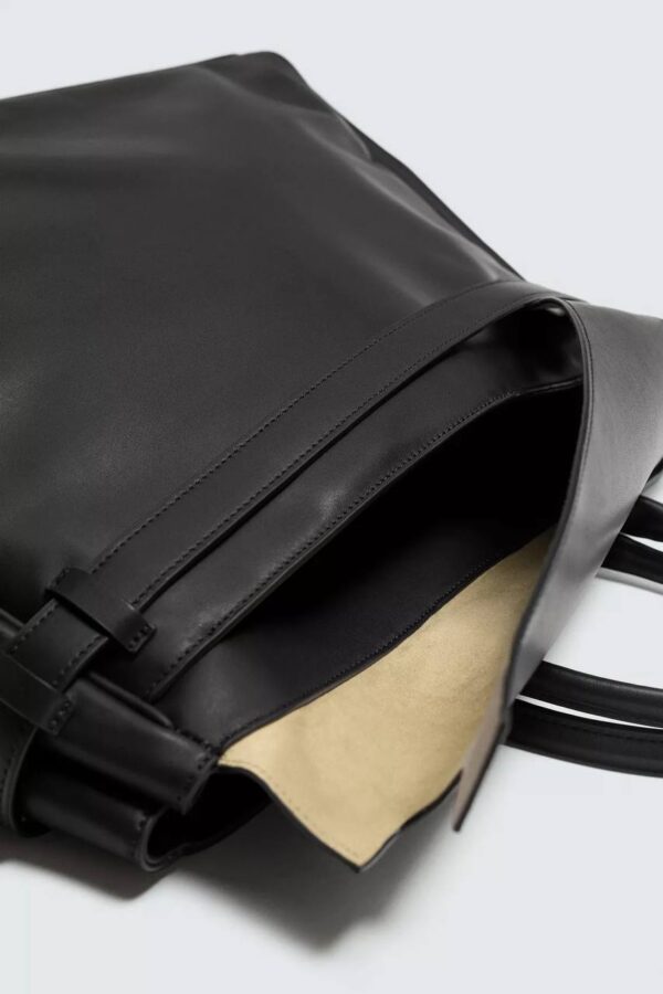 SHOP ZARA LEATHER HANDBAG