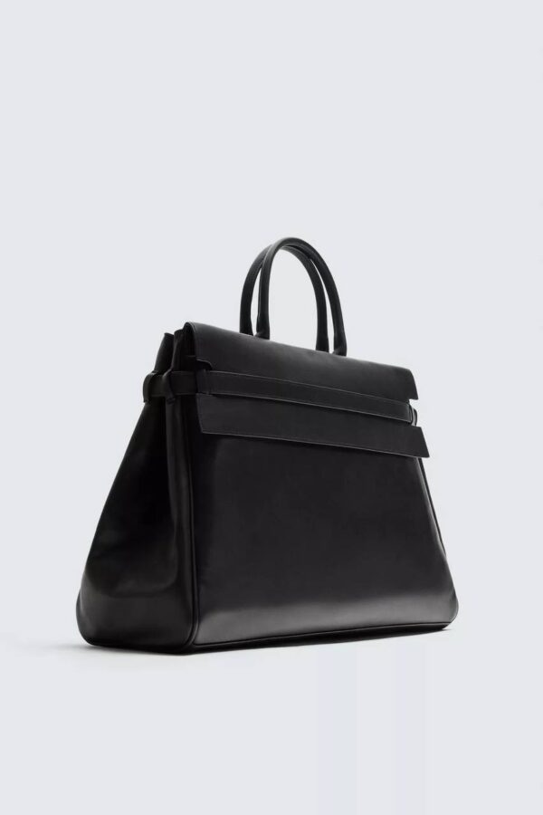 SHOP ZARA LEATHER HANDBAG
