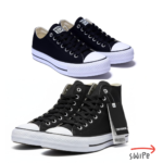 CONVERSE Chuck Taylor All Star LIFT Platform High & Low-Top Sneaker (Black/White)