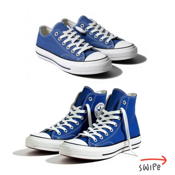 CONVERSE Chuck 70 High & Low-Top Sneaker Collection in Vibrant Royal Blue