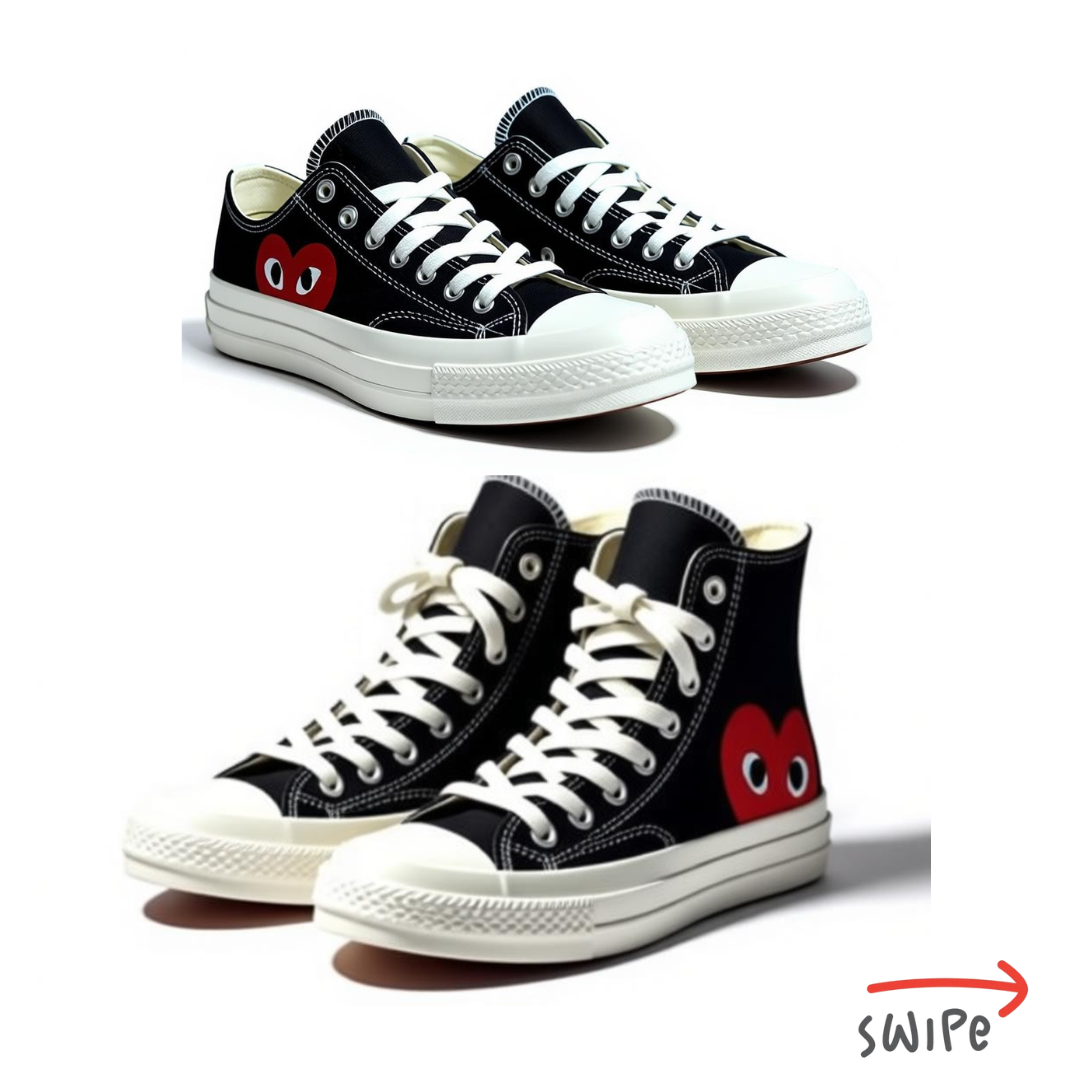 COMME des GARÇONS PLAY x CONVERSE Chuck 70 High & Low-Top Sneaker Collection