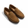 Rich Camel Suede Penny Loafer - The Classic