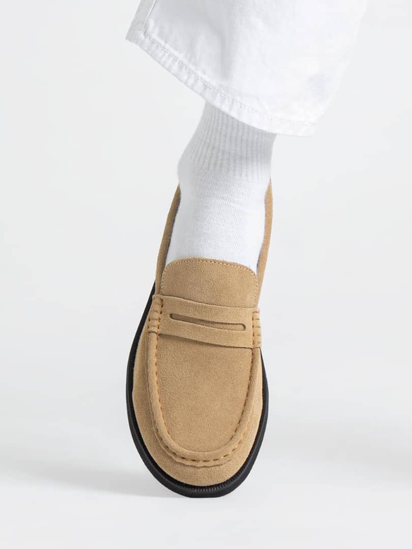 The 'Fawn' Classic Suede Penny Loafer