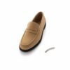 Classic Suede Penny Loafers - Sand