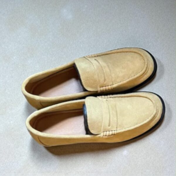 Light Olive:Khaki Suede 1 The 'Khaki' Suede Penny Loafer - Subtle Statement