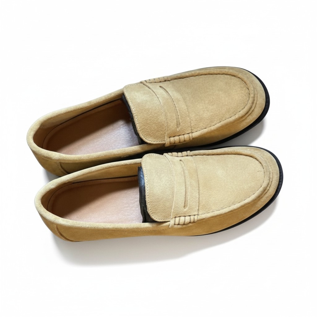 The 'Khaki' Suede Penny Loafer - Subtle Statement