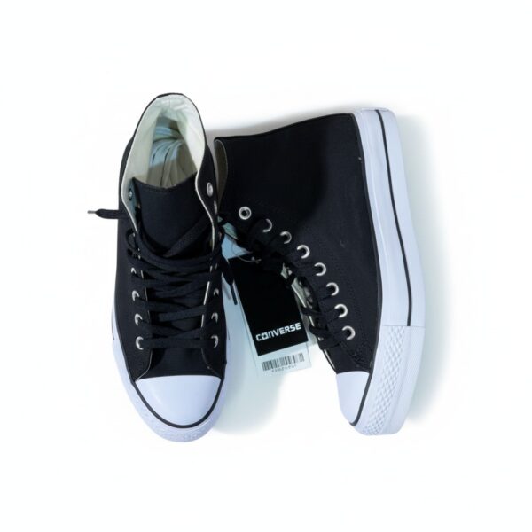 CONVERSE Chuck Taylor All Star LIFT Platform High & Low-Top Sneaker (Black/White)