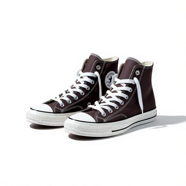 COMME des GARÇONS PLAY x CONVERSE Chuck 70 High & Low-Top Sneaker in Dark Burgundy/Brown