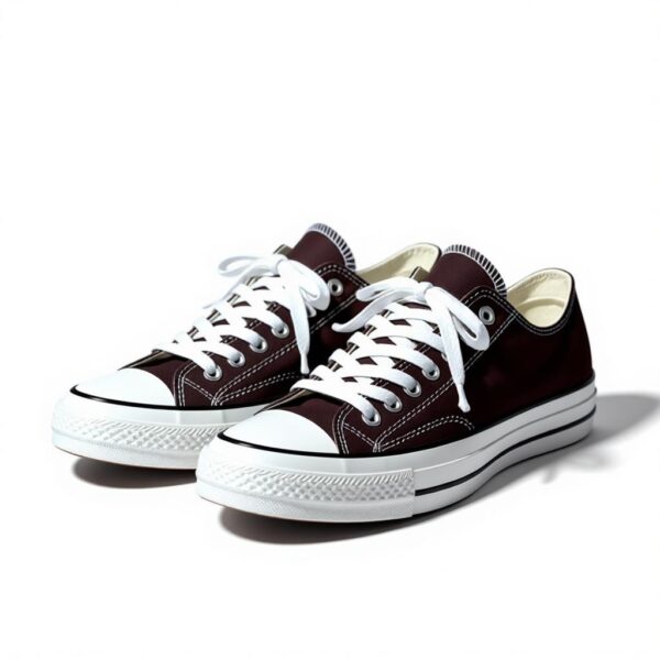 COMME des GARÇONS PLAY x CONVERSE Chuck 70 High & Low-Top Sneaker in Dark Burgundy/Brown