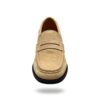 Classic Suede Penny Loafers - Sand