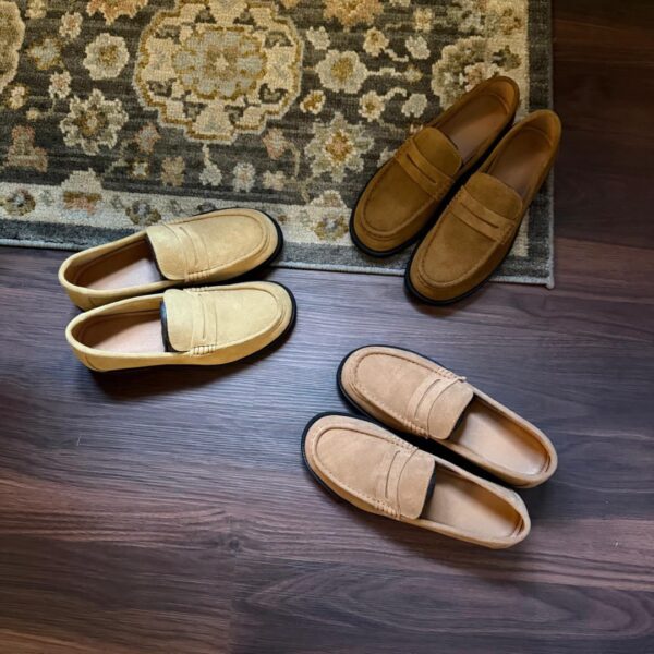 The 'Fawn' Classic Suede Penny Loafer