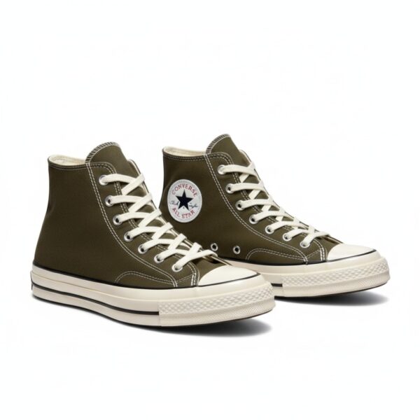 CONVERSE Chuck Taylor All Star 70 PLUS High & Low-Top Sneaker in Dark Brown Canvas