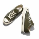 CONVERSE Chuck Taylor All Star 70 PLUS High & Low-Top Sneaker in Dark Brown Canvas