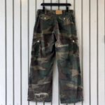 RIPPED CAMOUFLAGE JEANS