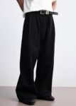 PLAIN BAGGY PANTS