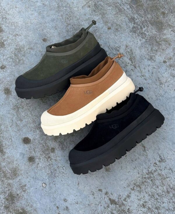THE UGG TASMAN WEATHER HYBRID SLIP-ON CLOG WATERPROOF SUEDE