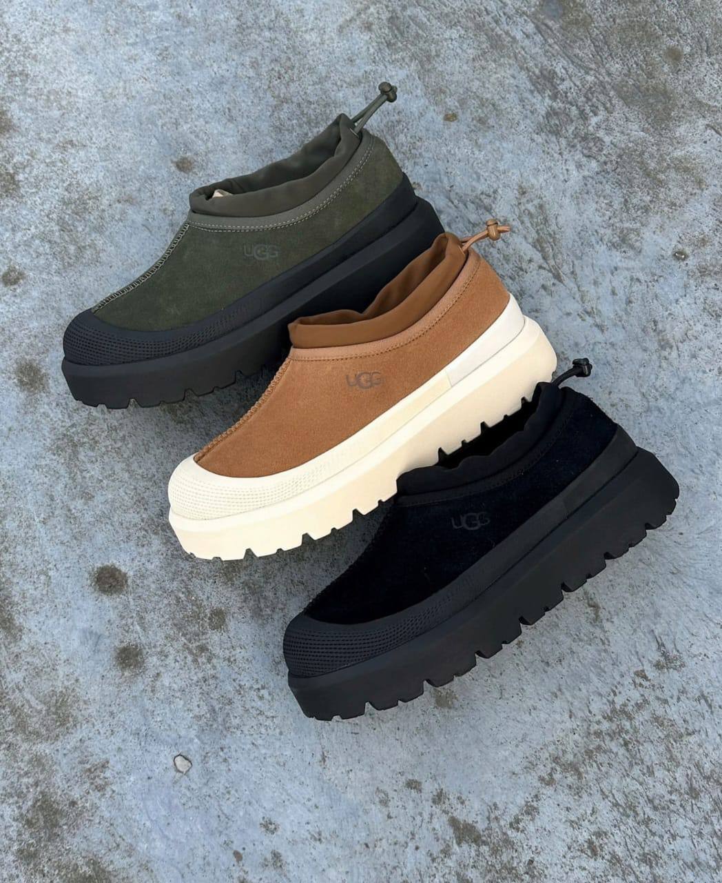 5881848225025690980 THE UGG TASMAN WEATHER HYBRID SLIP-ON CLOG WATERPROOF SUEDE