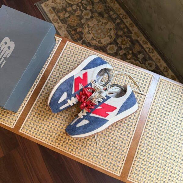 THE NEW BALANCE 471 NAVY LINEN/TRUE RED