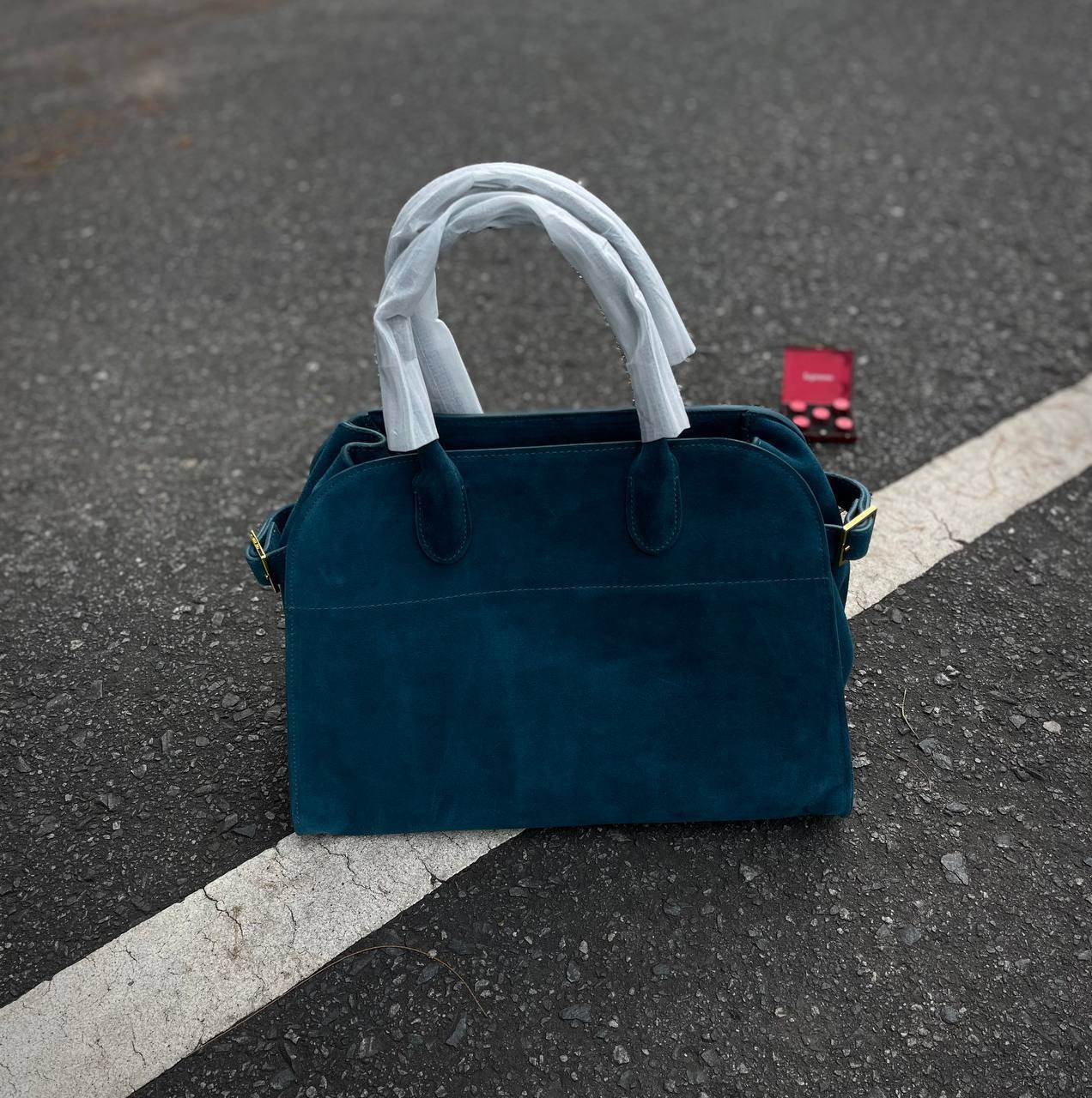 6003614525007006576 The Row Soft Margaux 15 Leather Tote Bag