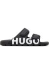 The HUGO Logo Double-Strap Touch-Closure Sandals