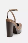 LEATHER PLATFORM SHOES
