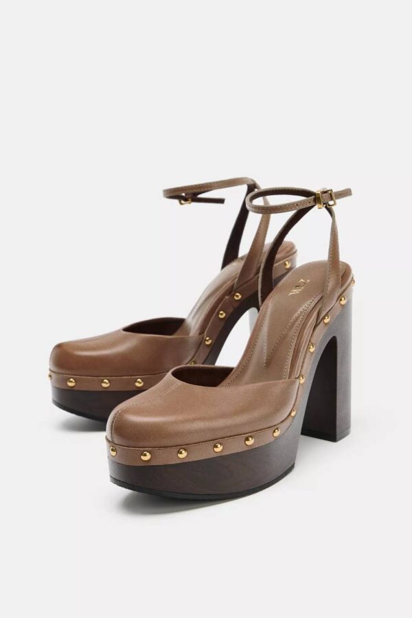 LEATHER PLATFORM SHOES