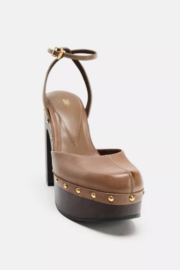 LEATHER PLATFORM SHOES