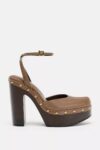 LEATHER PLATFORM SHOES