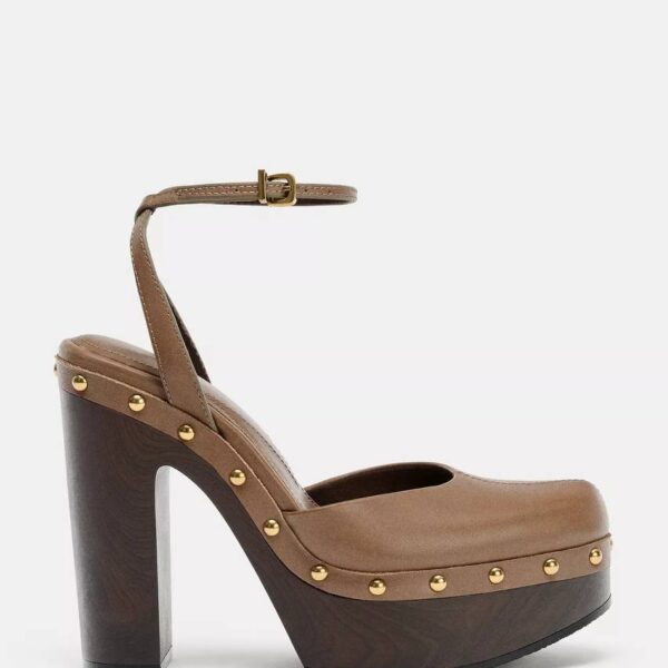 LEATHER PLATFORM SHOES