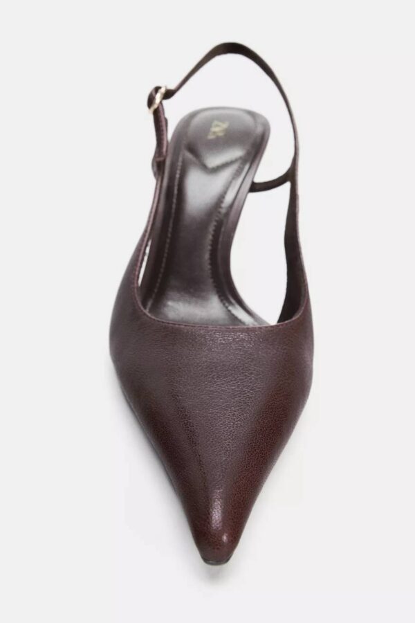 LEATHER HIGH - HEEL SHOES