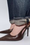 LEATHER HIGH - HEEL SHOES