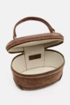 RIGID LEATHER HAND BAG