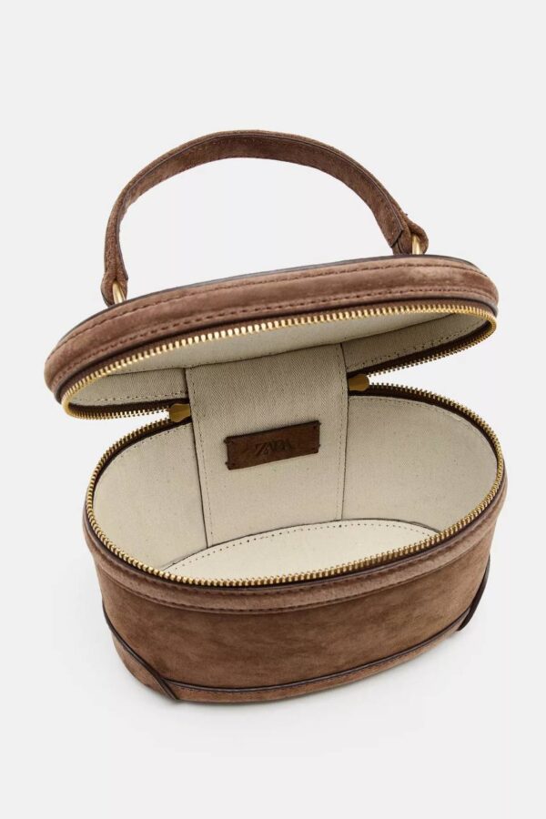 5793883897484479620 RIGID LEATHER HAND BAG