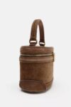 RIGID LEATHER HAND BAG