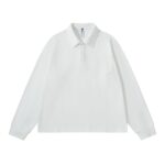 WHITE COLLAR  PLAIN LONGSLEEVE