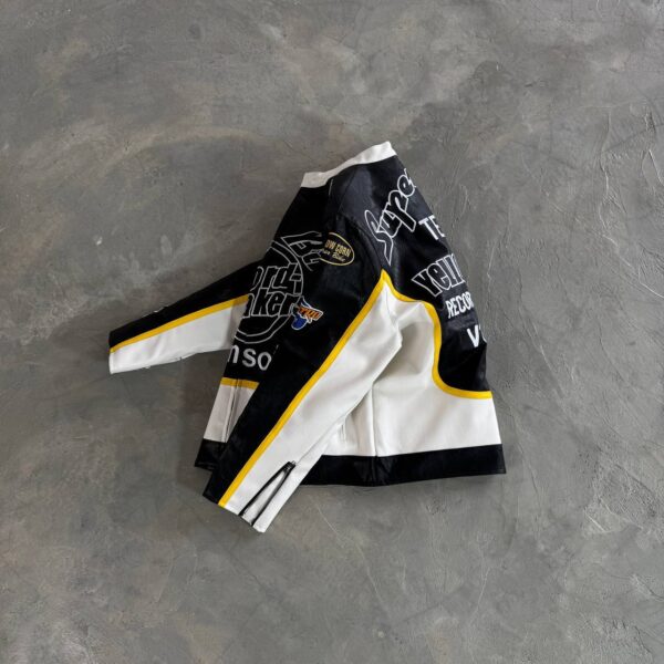 5814676388215197178 Vanson Leathers x Yellow Corn Motorcycle Racer Jacket