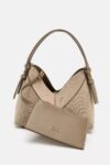 MINI BUCKET TOTE BAG WITH TOPSTITCHING 