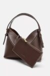 MINI BUCKET TOTE BAG WITH TOPSTITCHING